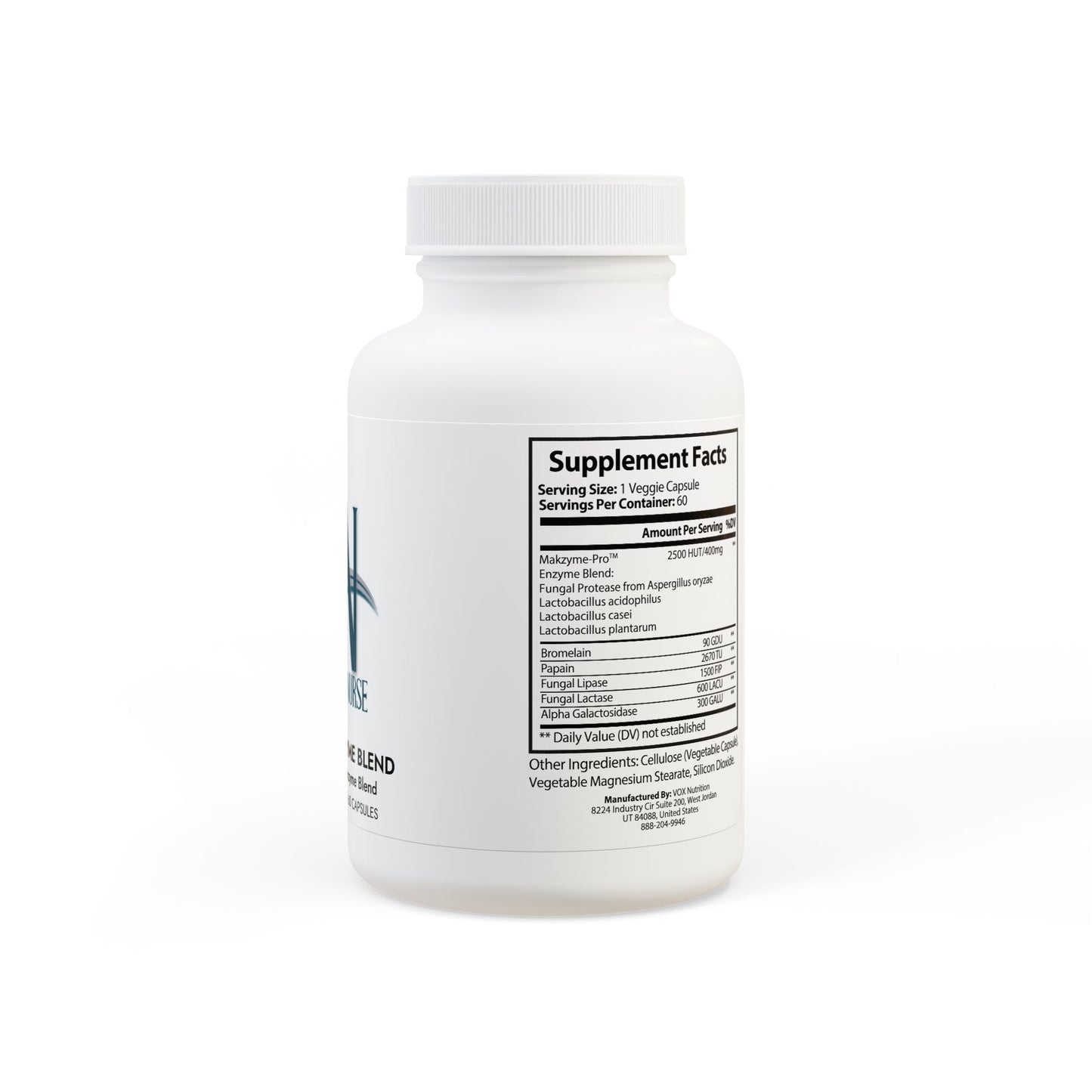 Digestive Enzymes | Liver Enzymes | (60 Capsules)